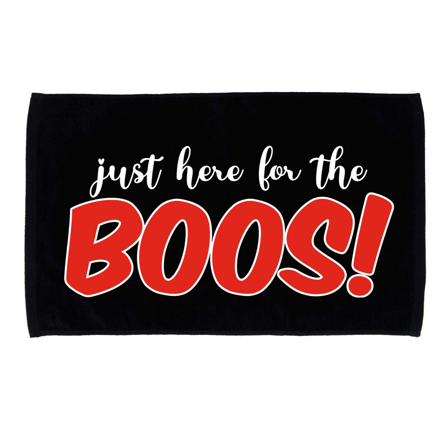 Just Here For The Boos Funny Halloween Microfiber Hand Towel
