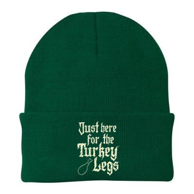 Just Here For Turkey Legs Renaissance Faire Ren Festival Knit Cap Winter Beanie