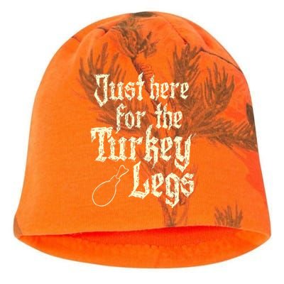 Just Here For Turkey Legs Renaissance Faire Ren Festival Kati - Camo Knit Beanie