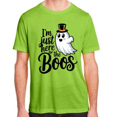 Just Here For The Boos Ghost Humor Funny Gift Adult ChromaSoft Performance T-Shirt