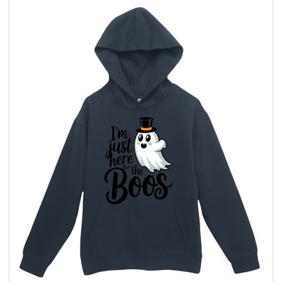 Just Here For The Boos Ghost Humor Funny Gift Urban Pullover Hoodie