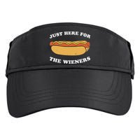 I'm Just Here For The Wieners 4th Of July Shirts Adult Drive Performance Visor