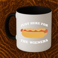 I'm Just Here For The Wieners 4th Of July Shirts Mug