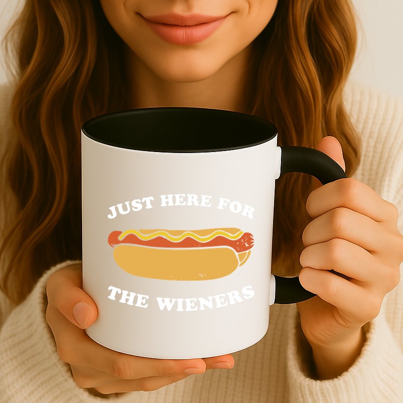 I'm Just Here For The Wieners 4th Of July Shirts Mug