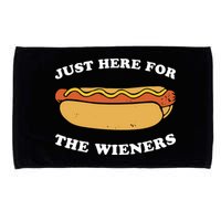 I'm Just Here For The Wieners 4th Of July Shirts Microfiber Hand Towel