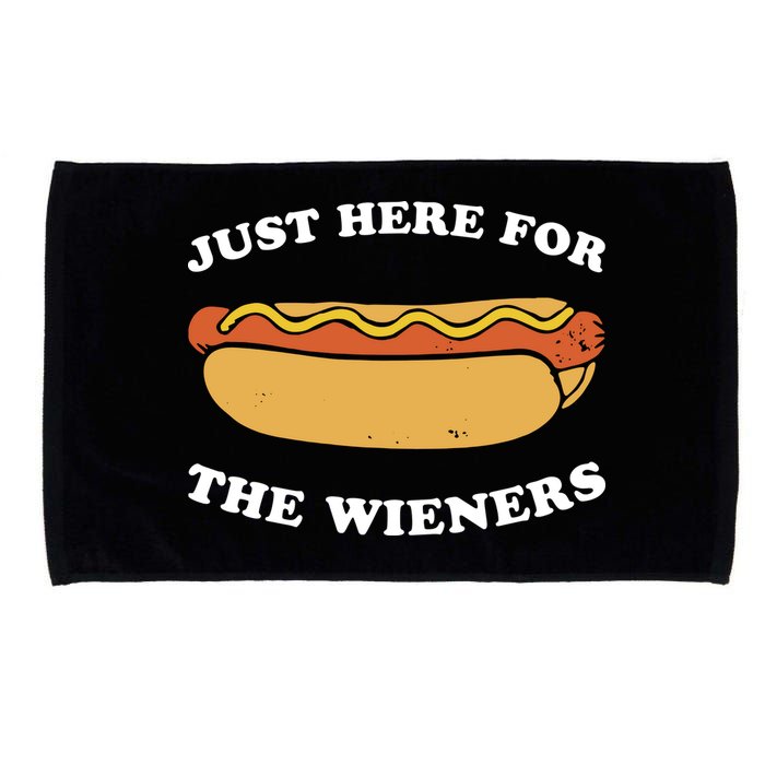 I'm Just Here For The Wieners 4th Of July Shirts Microfiber Hand Towel