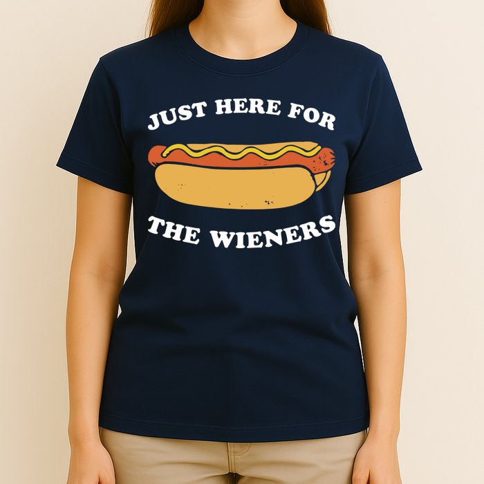 I'm Just Here For The Wieners 4th Of July Shirts T-Shirt