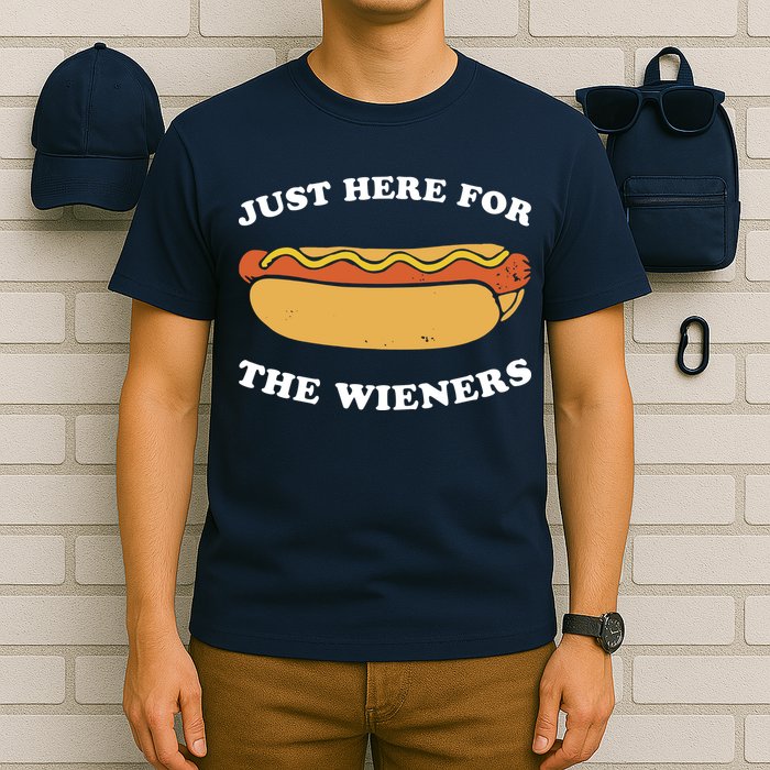 I'm Just Here For The Wieners 4th Of July Shirts T-Shirt