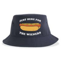 I'm Just Here For The Wieners 4th Of July Shirts Sustainable Bucket Hat