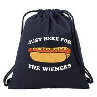 I'm Just Here For The Wieners 4th Of July Shirts Drawstring Bag
