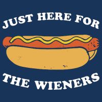 I'm Just Here For The Wieners 4th Of July Shirts Drawstring Bag