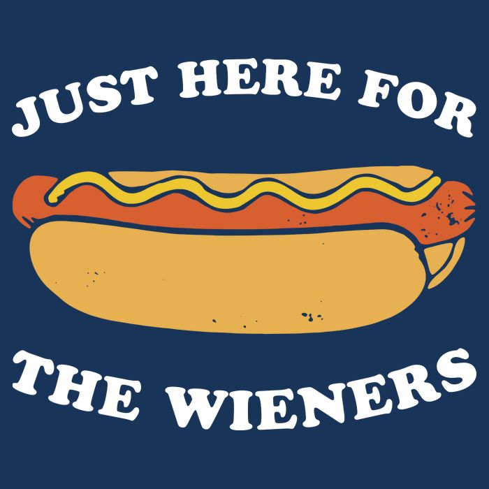 I'm Just Here For The Wieners 4th Of July Shirts Drawstring Bag