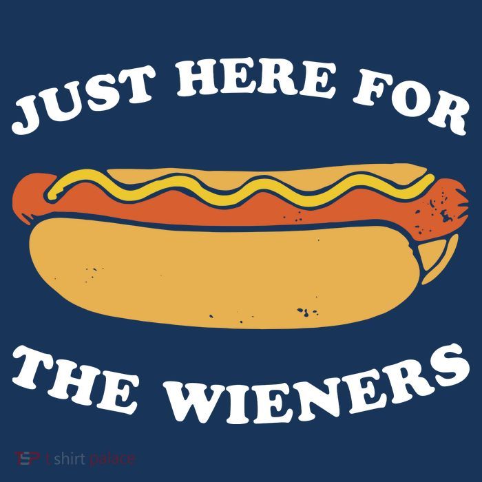 I'm Just Here For The Wieners 4th Of July Shirts Magnet