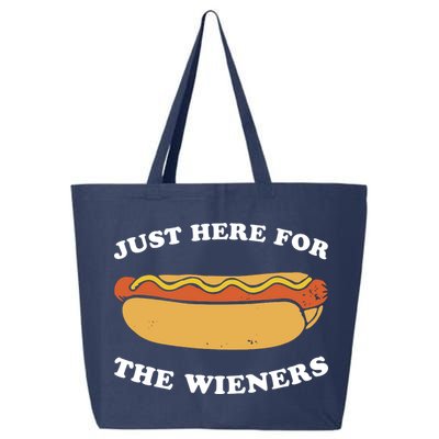 I'm Just Here For The Wieners 4th Of July Shirts 25L Jumbo Tote