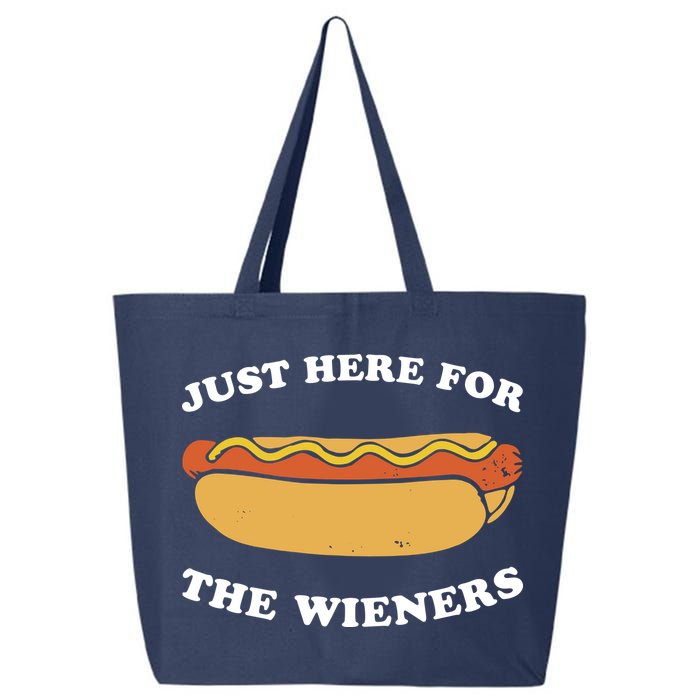 I'm Just Here For The Wieners 4th Of July Shirts 25L Jumbo Tote