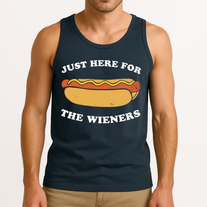 I'm Just Here For The Wieners 4th Of July Shirts Tank Top