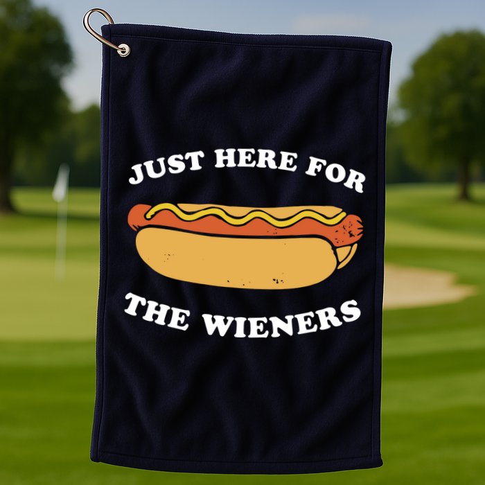 I'm Just Here For The Wieners 4th Of July Shirts Golf Towel