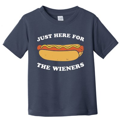 I'm Just Here For The Wieners 4th Of July Shirts Toddler T-Shirt
