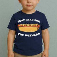 I'm Just Here For The Wieners 4th Of July Shirts Toddler T-Shirt