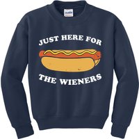 I'm Just Here For The Wieners 4th Of July Shirts Kids Sweatshirt