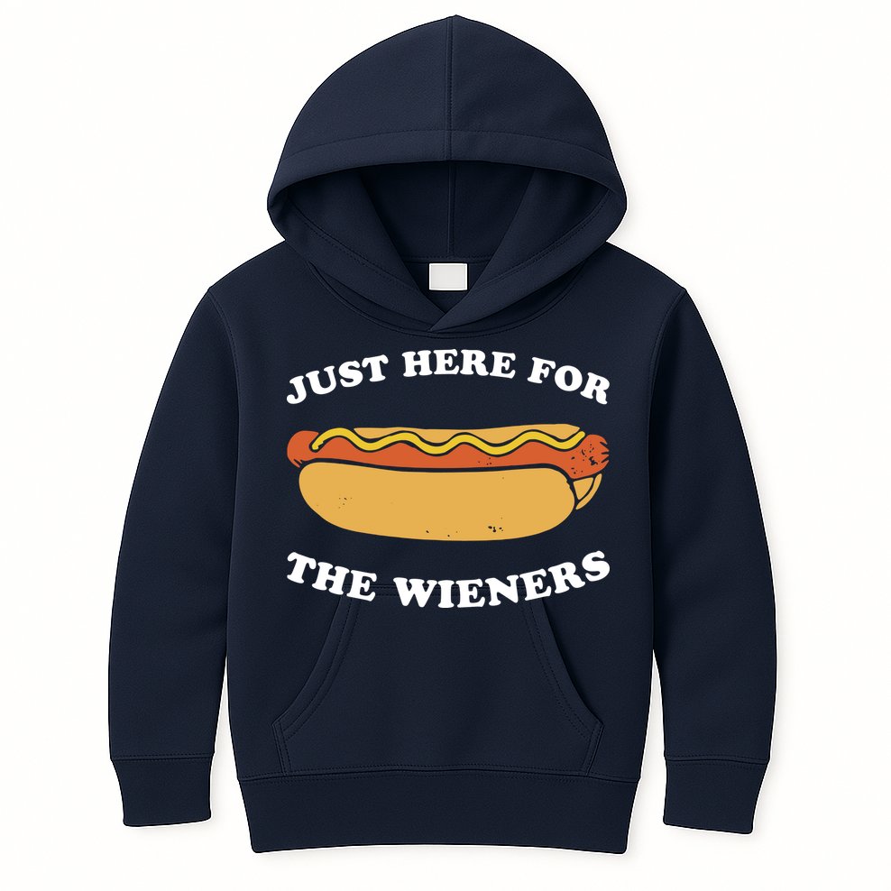 I'm Just Here For The Wieners 4th Of July Shirts Kids Hoodie