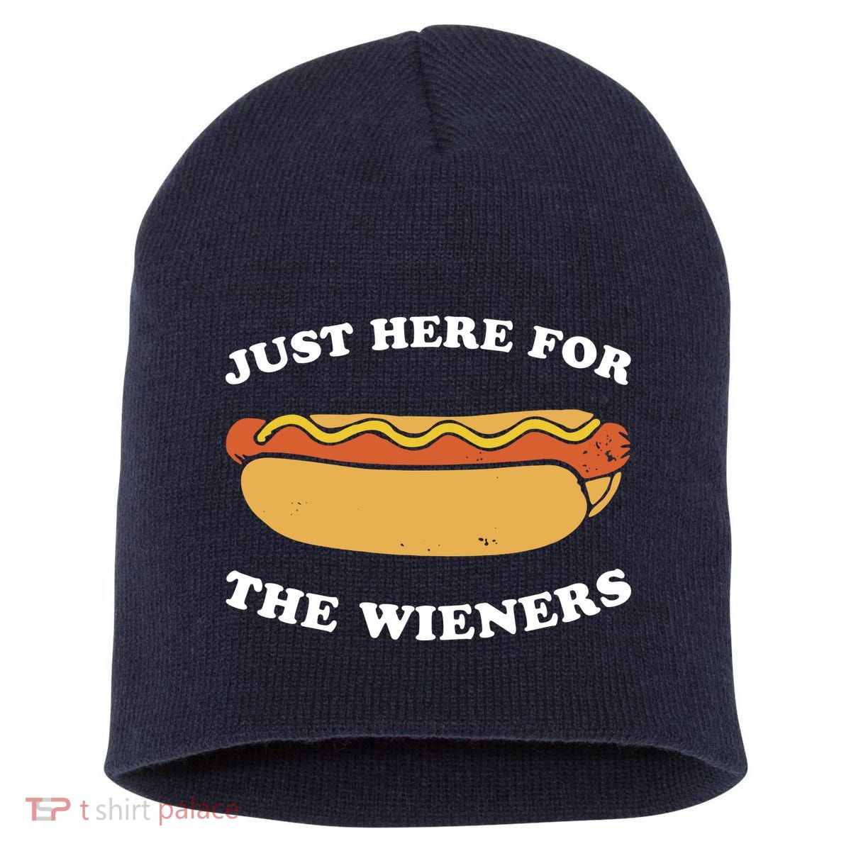 I'm Just Here For The Wieners 4th Of July Shirts Short Acrylic Beanie