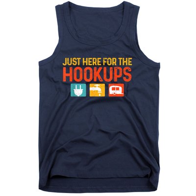 Just Here For The Hookups Motorhome Camping Rv Tank Top