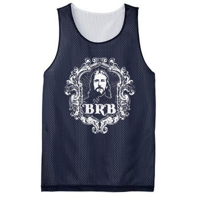 Jesus Humors Good Friday Jesus Be Right Back Easter Funny Mesh Reversible Basketball Jersey Tank