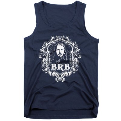 Jesus Humors Good Friday Jesus Be Right Back Easter Funny Tank Top