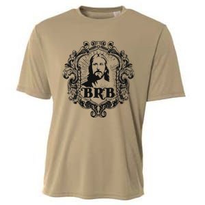 Jesus Humors Good Friday Jesus Be Right Back Easter Cooling Performance Crew T-Shirt