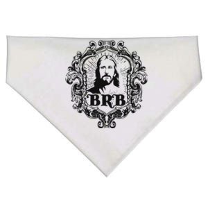 Jesus Humors Good Friday Jesus Be Right Back Easter USA-Made Doggie Bandana