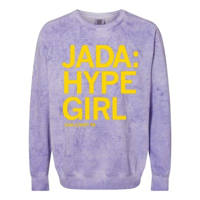 Jada Hype Girl Colorblast Crewneck Sweatshirt