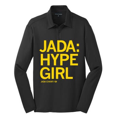 Jada Hype Girl Silk Touch Performance Long Sleeve Polo