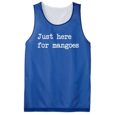 Just Here Goes Funny Go Fruit Minimalist Gift Mesh Reversible Basketball Jersey Tank