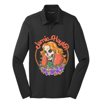 Jamie Hayter Hayteful Skull Silk Touch Performance Long Sleeve Polo