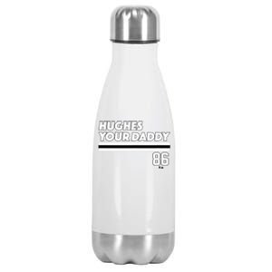 Jack Hughes Hughes Your Daddy New Jersey Hockey Stainless Steel Insulated Water Bottle