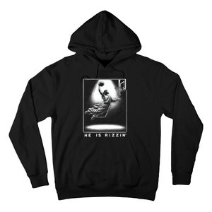 Jesus He Is Rizzin Basketball Easter Christian Religious Hoodie