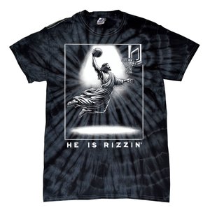 Jesus He Is Rizzin Basketball Easter Christian Religious Tie-Dye T-Shirt