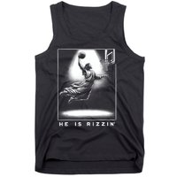 Jesus He Is Rizzin Basketball Easter Christian Religious Tank Top