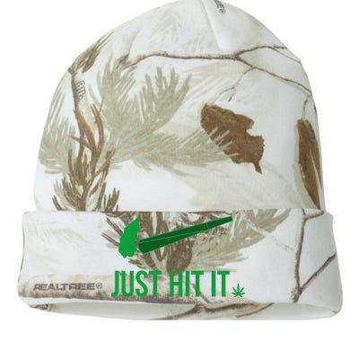 Just Hit It Cannabis Smoker Kati Licensed 12" Camo Beanie