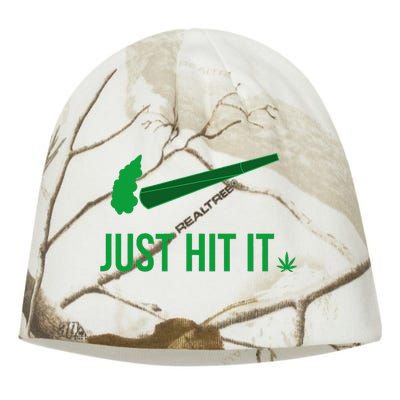 Just Hit It Cannabis Smoker Kati - Camo Knit Beanie