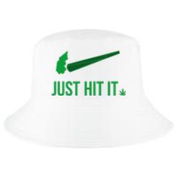 Just Hit It Cannabis Smoker Cool Comfort Performance Bucket Hat