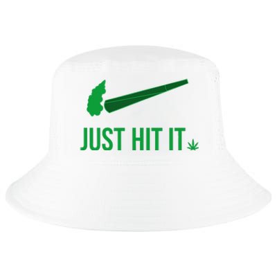 Just Hit It Cannabis Smoker Cool Comfort Performance Bucket Hat