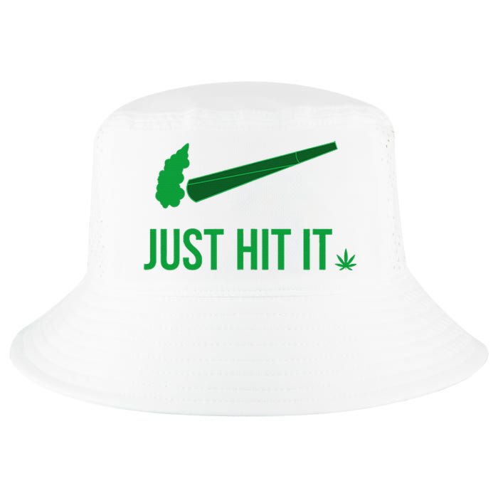 Just Hit It Cannabis Smoker Cool Comfort Performance Bucket Hat