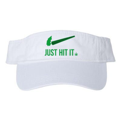 Just Hit It Cannabis Smoker Valucap Bio-Washed Visor