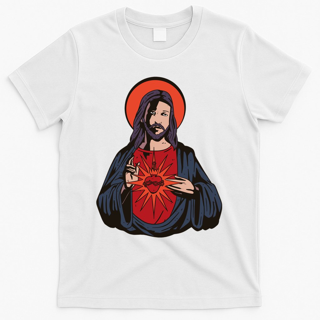 Jesus Heart Illustration T-Shirt