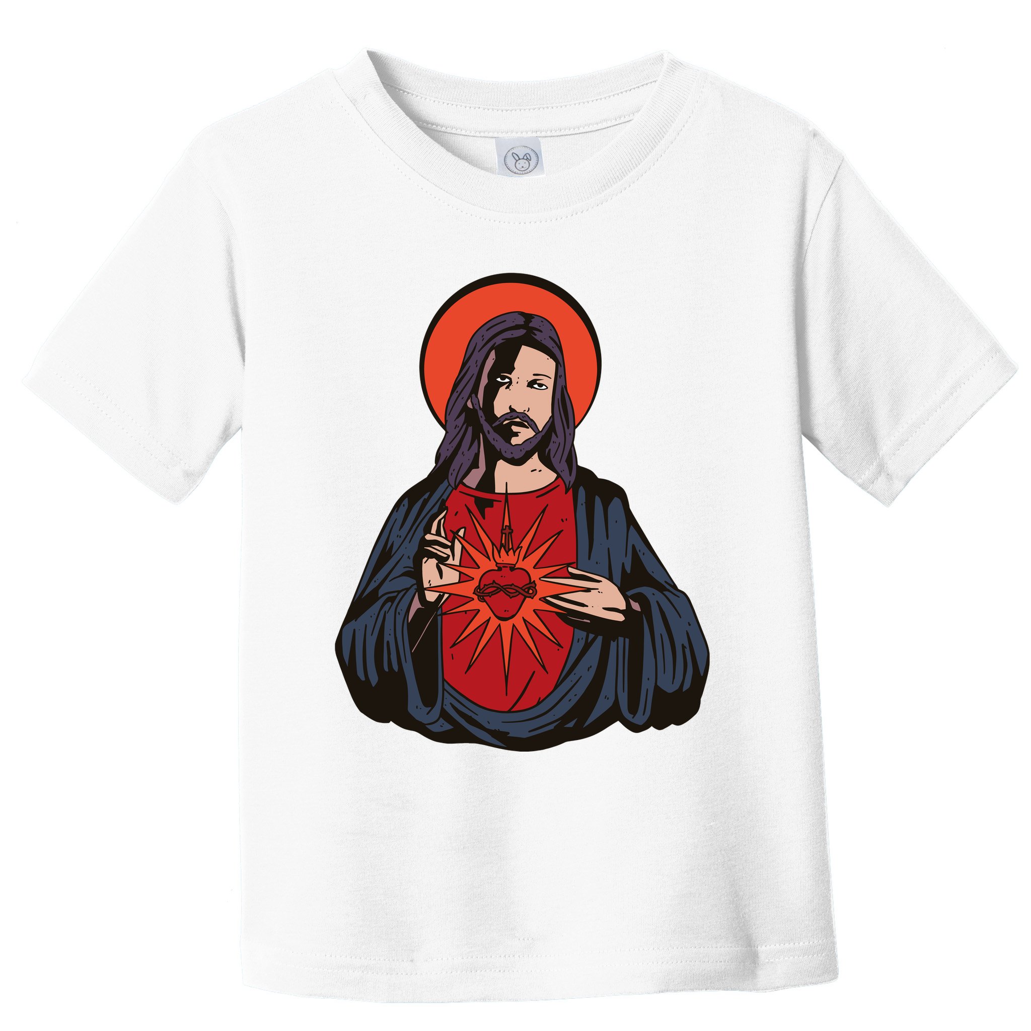 Jesus Heart Illustration Toddler T-Shirt