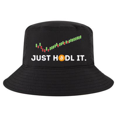 Just HODL It Funny Crypto Trader BTC Bitcoin Investor Cool Comfort Performance Bucket Hat