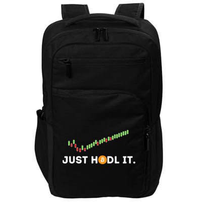 Just HODL It Funny Crypto Trader BTC Bitcoin Investor Impact Tech Backpack