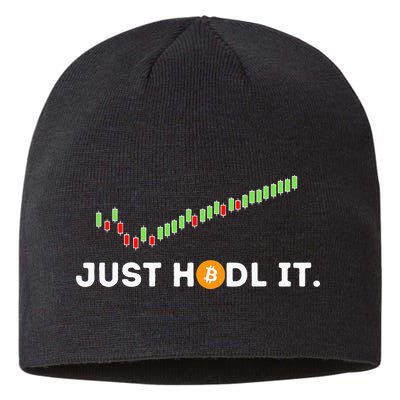 Just HODL It Funny Crypto Trader BTC Bitcoin Investor Sustainable Beanie